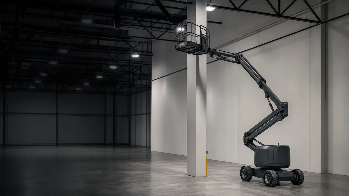 Articulating Boom Lifts jobsite access in Milwaukee